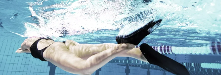 @ la natation avec des palmes